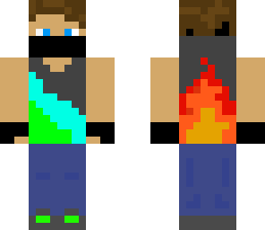 flame man