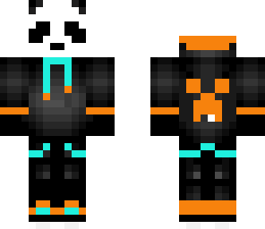 panda gamer orange