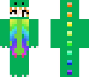 rainbow leopardgecko girl