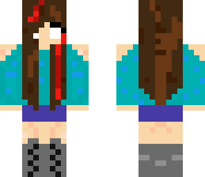 herobrine blood girl