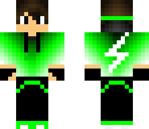 green lightning boy