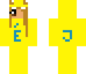 cute girl yellow monster suit