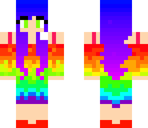 rainbow girl