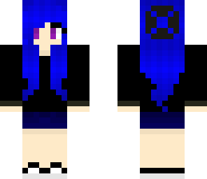 blue hair