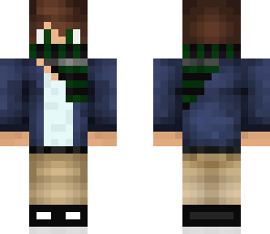 scarf boy green