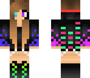 multi-coloured girl