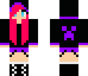 purple creeper girl