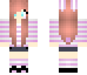 pink bunny girl