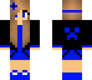 blue girl