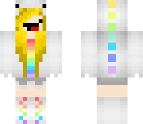 kawaii chibi derpy rainbow dino girl