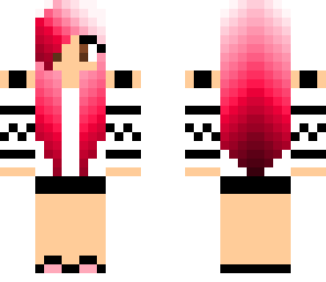 sweater pink hair