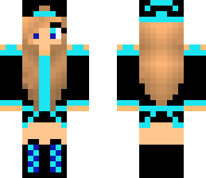 light blue swag girl