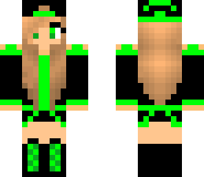 light green swag girl