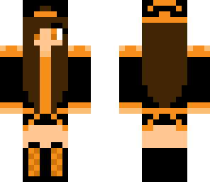 orange swag girl