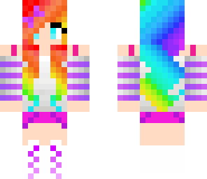 rainbow girl