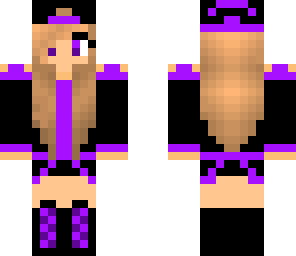 purple swag girl