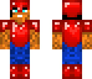 red stone guy with armor