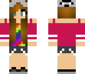 rainbow girl