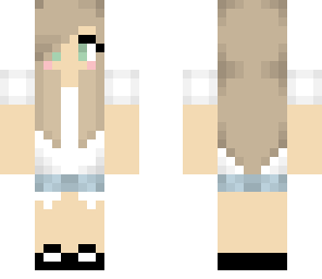 white t-shirt girl