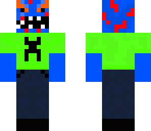 blue alien creeper t-shirt