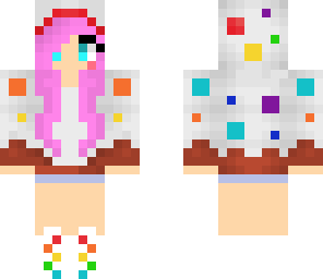 pink hair cake
