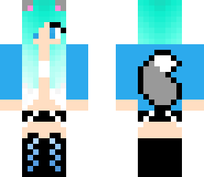 blue wolf girl