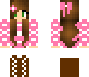 pink winter girl