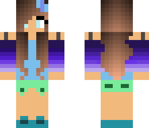 blue girl