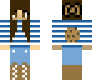cookie girl with bow