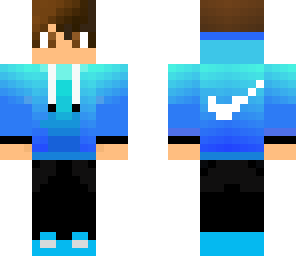 blue nike sweater
