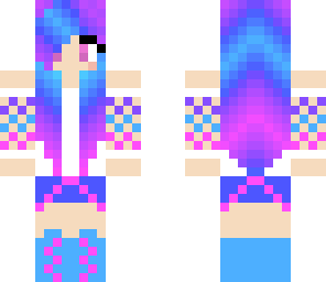 slightly edited rainbow girl