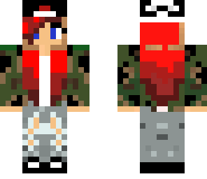 camo red girl