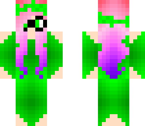 green flower girl