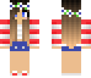 edited patriotic girl