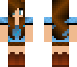 blue girl