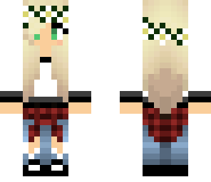 flower crown flannel
