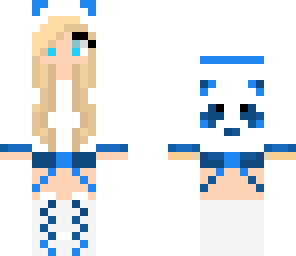 blue panda