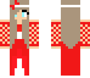 red dress