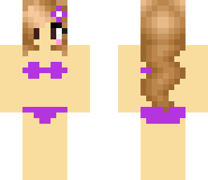 purple swimwear