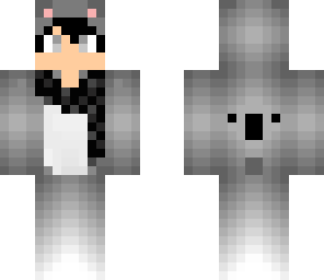 koala boy black scarf