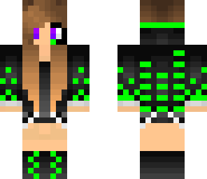 green girl up