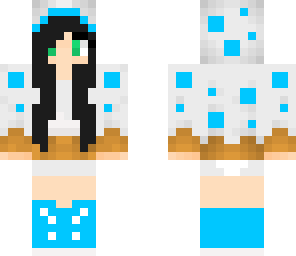 light blue cake girl