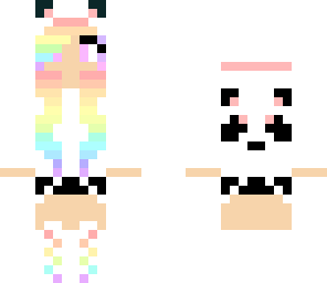 panda rainbow