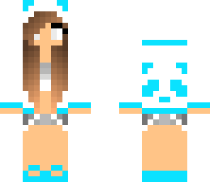 herobrine panda girl skin