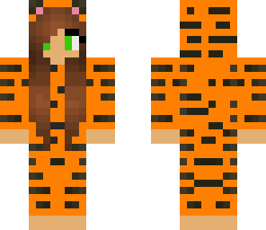 girlglitch's tiger skin made by xoxdarkdude