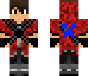creeper red camo w blue