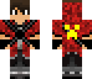 creeper red camo w yellow
