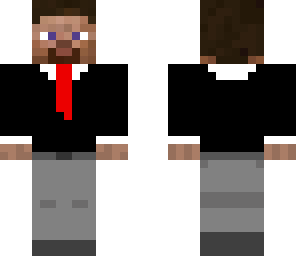 edited steve in a suit with grey trousers