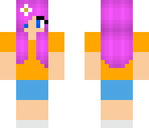 pink haired girl