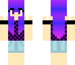 cute purple girl